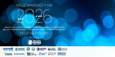 FELICES FIESTAS LES DESEA RED SOCIAL UOCRA