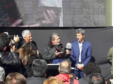 Foto noticia UOCRA - GERARDO MARTINEZ, JUNTO AL GOBERNADOR SERGIO UÑAC, INAUGURÓ UN NUEVO CENTRO DE FORMACIÓN PROFESIONAL DE LA UOCRA EN SAN JUAN