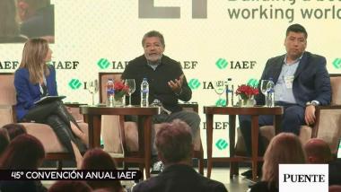 Foto noticia UOCRA - Gerardo Martínez en la Convención Anual del IAEF