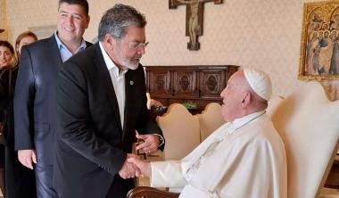 Foto noticia Internacional - Gerardo Martínez junto al Papa Francisco