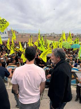 Foto noticia UOCRA - Gerardo Martínez participó de la entrega de viviendas Procrear en Chubut