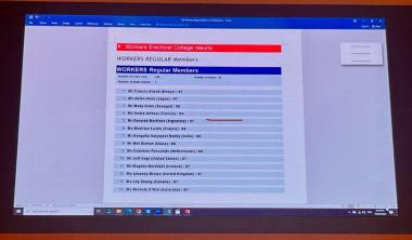 Foto noticia Internacional - GERARDO MARTINEZ REELECTO EN OIT.