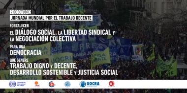 Foto noticia Internacional - Jornada Mundial por el Trabajo Decente