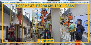 Foto noticia SST - JORNADAS DE ACTUALIZACIÓN DE LA NORMATIVA PARA TRABAJOS EN ALTURA RES. SRT 61/23 PARA EL DEPARTAMENTO DE SALUD Y SEGURIDAD EN EL TRABAJO DE UOCRA