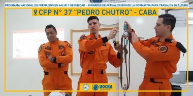 Foto noticia SST - JORNADAS DE ACTUALIZACIÓN DE LA NORMATIVA PARA TRABAJOS EN ALTURA RES. SRT 61/23 PARA EL DEPARTAMENTO DE SALUD Y SEGURIDAD EN EL TRABAJO DE UOCRA
