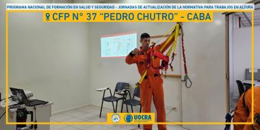 Foto noticia SST - JORNADAS DE ACTUALIZACIÓN DE LA NORMATIVA PARA TRABAJOS EN ALTURA RES. SRT 61/23 PARA EL DEPARTAMENTO DE SALUD Y SEGURIDAD EN EL TRABAJO DE UOCRA