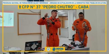 Foto noticia SST - JORNADAS DE ACTUALIZACIÓN DE LA NORMATIVA PARA TRABAJOS EN ALTURA RES. SRT 61/23 PARA EL DEPARTAMENTO DE SALUD Y SEGURIDAD EN EL TRABAJO DE UOCRA