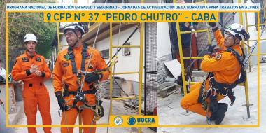 Foto noticia SST - JORNADAS DE ACTUALIZACIÓN DE LA NORMATIVA PARA TRABAJOS EN ALTURA RES. SRT 61/23 PARA EL DEPARTAMENTO DE SALUD Y SEGURIDAD EN EL TRABAJO DE UOCRA