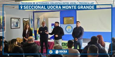Foto noticia UOCRA - Más Acciones de Formación: Programa de Actividades Conjuntas entre UOCRA y Provincia ART