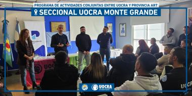 Foto noticia UOCRA - Más Acciones de Formación: Programa de Actividades Conjuntas entre UOCRA y Provincia ART