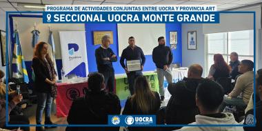 Foto noticia UOCRA - Más Acciones de Formación: Programa de Actividades Conjuntas entre UOCRA y Provincia ART