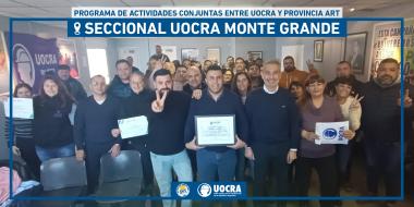 Foto noticia UOCRA - Más Acciones de Formación: Programa de Actividades Conjuntas entre UOCRA y Provincia ART