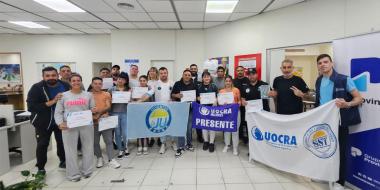 Foto noticia UOCRA - Más acciones de formación en salud y seguridad laboral