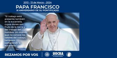 Foto noticia Internacional - PAPA FRANCISCO -  XI ANIVERSARIO DE SU PONTIFICADO 