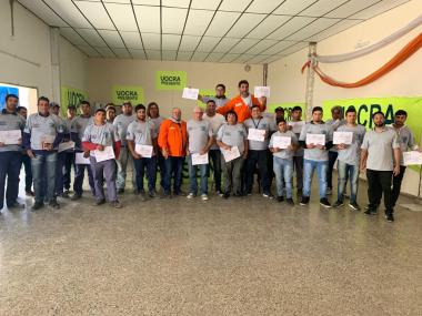 Foto noticia UOCRA - PROGRAMA DE INTRODUCCIÓN A LA GESTIÓN DE MATERIALES CON ASBESTO-AMIANTO Y BUENAS PRÁCTICAS AMBIENTALES EN LA INDUSTRIA DE LA CONSTRUCCIÓN