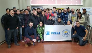 Foto noticia UOCRA - Programa Nacional de Formación en salud y seguridad - En el CFP N 3
