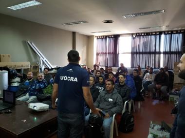 Foto noticia UOCRA - Programa Nacional de Formación en salud y seguridad - En el CFP N 3