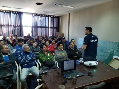 Foto noticia UOCRA - Programa Nacional de Formación en salud y seguridad - En el CFP N 3