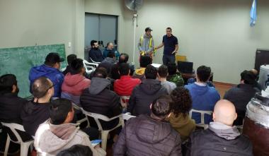 Foto noticia UOCRA - Programa Nacional de Formación en salud y seguridad - En el CFP N 3