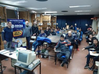 Foto noticia UOCRA - Programa Nacional de Formación en salud y seguridad - En el CFP N 3