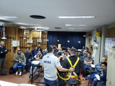 Foto noticia UOCRA - Programa Nacional de Formación en salud y seguridad - En el CFP N 3
