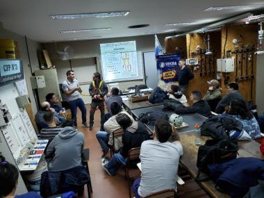 Foto noticia UOCRA - Programa Nacional de Formación en salud y seguridad - En el CFP N 3