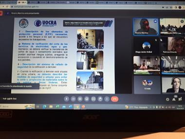 Foto noticia UOCRA - Programa nacional de formacion en salud y seguridad en el trabajo