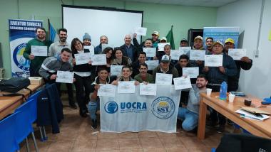 Foto noticia UOCRA - PROGRAMA NACIONAL DE FORMACION PARA DELEGADOS EN SST Y RELEVAMIENTO DE CONDICIONES DE TRABAJO