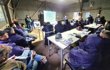 Foto noticia SST - Programa Nacional de Formación Sindical en Salud y Seguridad en el Trabajo Obra Gasoducto Pte. Néstor Kirchner