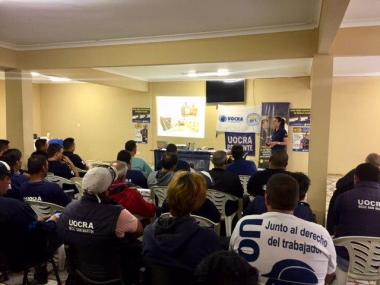 Foto noticia UOCRA - Programa Nacional de Formación Sindical en SST