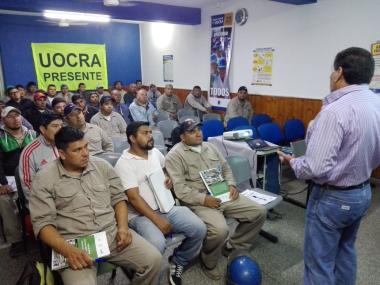 Foto noticia UOCRA - PROGRAMA NACIONAL DE RELEVAMIENTO DE CONDICIONES DE TRABAJO y FORMACIÓN
