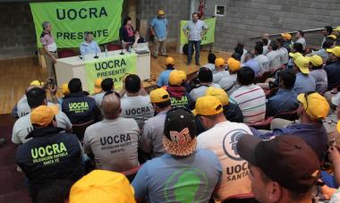 Foto noticia UOCRA - Programas desarrollados por UOCRA y O.S. Pe.Con.