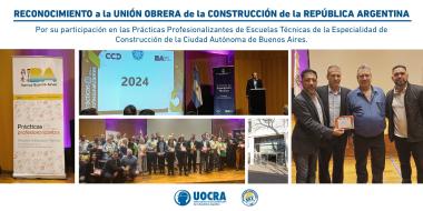 Foto noticia UOCRA - Recibimos un reconocimiento por nuestro compromiso con la formación profesional