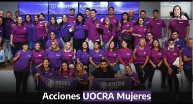 Foto noticia UOCRA - UOCRA Mujeres lanzó un curso virtual a nivel nacional para representantes sindicales, trabajadores y trabajadoras de obra y personal de la Red Social UOCRA.