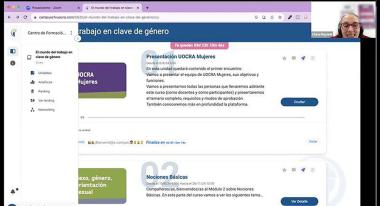 Foto noticia UOCRA - UOCRA Mujeres lanzó un curso virtual a nivel nacional para representantes sindicales, trabajadores y trabajadoras de obra y personal de la Red Social UOCRA.